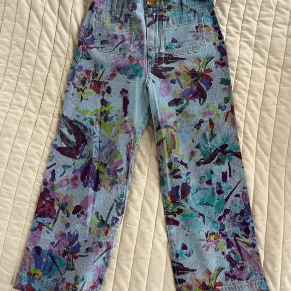 The Denim Colette Cropped Wide-Leg Jeans (Size 28) - Picture 11 of 11